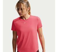 Nike One Classic Women's Dri-FIT Short-Sleeve Top - Pink L (UK 16-18)