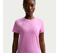 Nike One Classic Women's Dri-FIT Short-Sleeve Top - Purple L (UK 16-18)