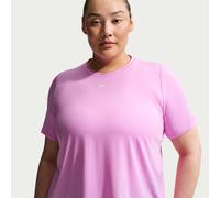 Nike One Classic Women's Dri-FIT Short-Sleeve Top - Purple - Polyester/Elastane 1X