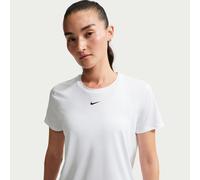 Nike One Classic Women's Dri-FIT Short-Sleeve Top - White - This Product Provides Uva And Uvb Protection From The Sun Only In The Areas Covered By The Garment XL (UK 20-22)