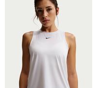 Nike One Classic Women's Dri-FIT Tank Top - White - This Product Provides Uva And Uvb Protection From The Sun Only In The Areas Covered By The Garment M (UK 12-14)