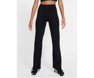 Nike One Dri-Fit Fold-Over High Waisted Trousers Black