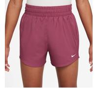 Nike One Dri-FIT High Waisted Running Shorts XS Junior Red - Perfect for running and training with moisture-wicking comfort.