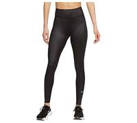Nike One Dri Fit Mv Shne Mr Tights Black/White XS