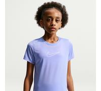 Nike One Fitted Older Kids' (Girls') Dri-FIT Short-Sleeve Top - Purple - Polyester