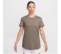 Nike One Maternity Short Sleeve Tee in Mink Brown - Comfort for Active Expecting Mothers