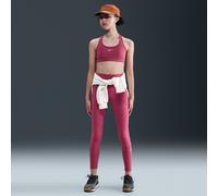 Nike One Older Kids' (Girls') Dri-FIT High-Waisted Leggings - Purple - Polyester/Elastane XS