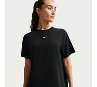 Nike One Relaxed Women's Dri-FIT Short-Sleeve Top - Black - Polyester/Cotton/Elastane S (UK 8-10)