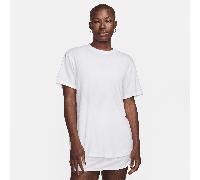 Nike One Relaxed Women's Dri-FIT Short-Sleeve Top - White - Polyester/Cotton/Elastane XXL (UK 24-26)