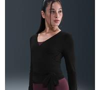 Nike One Relaxed Women's Dri-FIT Top - Black - Polyester/Cotton/Elastane XL (UK 20-22)