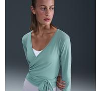 Nike One Relaxed Women's Dri-FIT Top - Green - Polyester/Cotton/Elastane XS (UK 4-6)