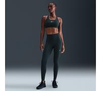 Nike One Seamless Front Women's High-Waisted Full-Length Leggings - Green - Polyester/Elastane XXL (UK 24-26)