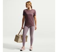 Nike One Seamless Front Women's High-Waisted Full-Length Leggings - Grey - Polyester/Elastane XS (UK 4-6)