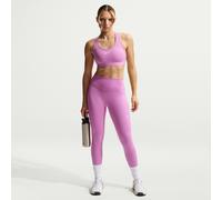Nike One Seamless Front Women's High-Waisted Full-Length Leggings - Purple - Polyester/Elastane XXL (UK 24-26)