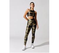 NIKE ONE TIGHT DRI FIT CAMO TRAINING TIGHTS BRA SET - DD4559-222 - WOMEN S L