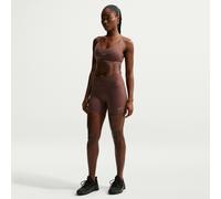 Nike One Women's 12.5cm (approx.) Shorts - Brown - Polyester/Elastane XL (UK 20-22)