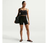 Nike One Women's High-Waisted 12.5cm (approx.) Biker Shorts - Black - Polyester/Elastane XL (UK 20-22)