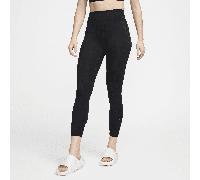 Nike One Women's High-Waisted 7/8 Leggings - Black - Polyester/Elastane XS Tall