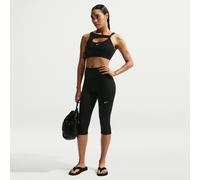 Nike One Women's High-Waisted Capri Leggings - Black - Polyester/Elastane L (UK 16-18)