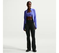 Nike Women's One High Waisted Flared Leggings - Black/White - Size: XL