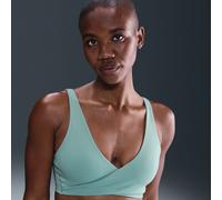 Nike One Women's Light-Support Padded Sports Bra - Green - Polyester XS