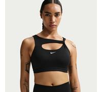 Nike One Women's Medium-Support Padded Sports Bra - Black - Polyester XXL