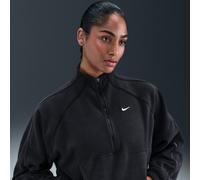 Nike One Women's Therma-FIT 1/2-Zip Top - Black - Polyester XS (UK 4-6)