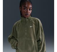 Nike One Women's Therma-FIT 1/2-Zip Top - Green - Polyester XL (UK 20-22)