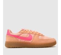 Nike Orange Field General Girls Youth Trainers UK 6 (EU 39)