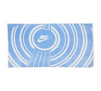 Nike Oversized Beach Towel Retro Beach Towel Bath Towel Large, University Blue/White, One Size