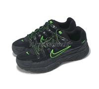 Nike P-6000 PRM Black Impact Green Men Casual Lifestyle Shoes Sneaker IF0668-003