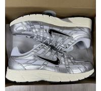 Nike P-6000 Trainers White Metallic Silver Size UK8.5 US9.5 EU43 CD6404-105