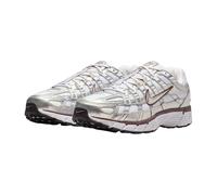 NIKE P-6000 Women's Shoes (White/Metallic Silver/Black/Tattoo), White metallic silver black tattoo, 4.5 UK