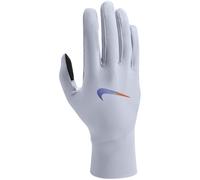 NIKE BEANIE HAT GLOVES SET BLUE LIGHT UNISEX WINTER RUNNING REFLECTIVE GLOVE