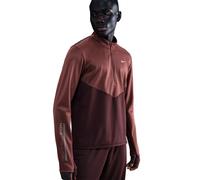 Nike Pacer Winterized Half-Zip Running shirt Men - dark red, bronze, Size L