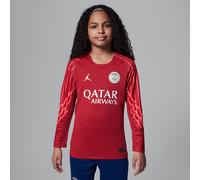 Nike Paris Saint-Germain 2025 Stadium Goalkeeper Fourth Older Kids' Jordan Dri-FIT Football Replica Long-Sleeve Shirt - Red - Polyester XL