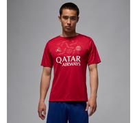 Nike Paris Saint-Germain Academy Pro Fourth Men's Jordan Dri-FIT Football Short-Sleeve Pre-Match Top - Red - Polyester XXL