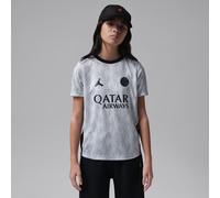 Nike Paris Saint-Germain Academy Pro Night Edition Older Kids' Jordan Dri-FIT Footballl Short-Sleeve Pre-Match Top - Grey - Polyester M