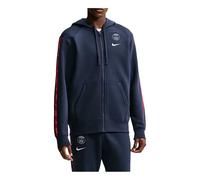 Nike Paris Saint-Germain City Side Full-Zip Fleece Hoodie 'College Navy White' IO3455-419 L