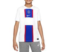 NIKE Paris Saint-Germain FC DN2740 PSG Df Stad T-Shirt Men's White/Old Royal/White XS