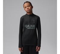 Nike Paris Saint-Germain Strike Fourth Older Kids' Jordan Dri-FIT Football Drill Top - Black - Polyester/Elastane