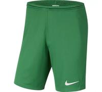 NIKE Mens Dri-fit Park 3 Shorts, Pine Green/(White), L EU