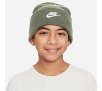 Nike Peak Big Kids Beanie Junior Oil Green/White