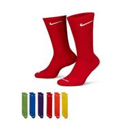 NIKE Performance Cushion Crew Socks with Bag (6 Pairs), Assorted Multi. Color, Large