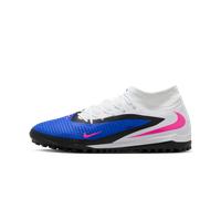 Nike Phantom 6 High Academy Turf Football Shoes - Blue 8.5