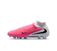 Nike Phantom 6 High Elite Regular Grass Football Boot IH1779, Multi Color Black, 7.5 UK