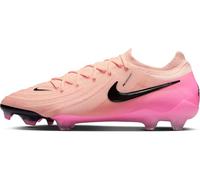 Nike Phantom GX 2 Elite FG Low-Top Soccer Cleats (FJ2559-800, Crimson Tint/Pink Blast/Black), Crimson Tint Black Pink Blast 800, 10.5