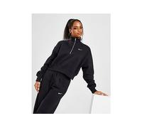 Nike Sportswear Phoenix Fleece Women's 1/2-Zip Cropped Sweatshirt - Black S (UK 8-10)