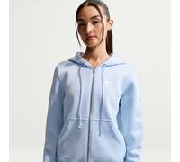 Nike Phoenix Fleece Women's Full-Zip Hoodie - Blue - Cotton/Polyester XL (UK 20-22)