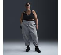 Nike Phoenix Fleece Women's High-Waisted Oversized Tracksuit Bottoms - Grey - Cotton/Polyester 4X